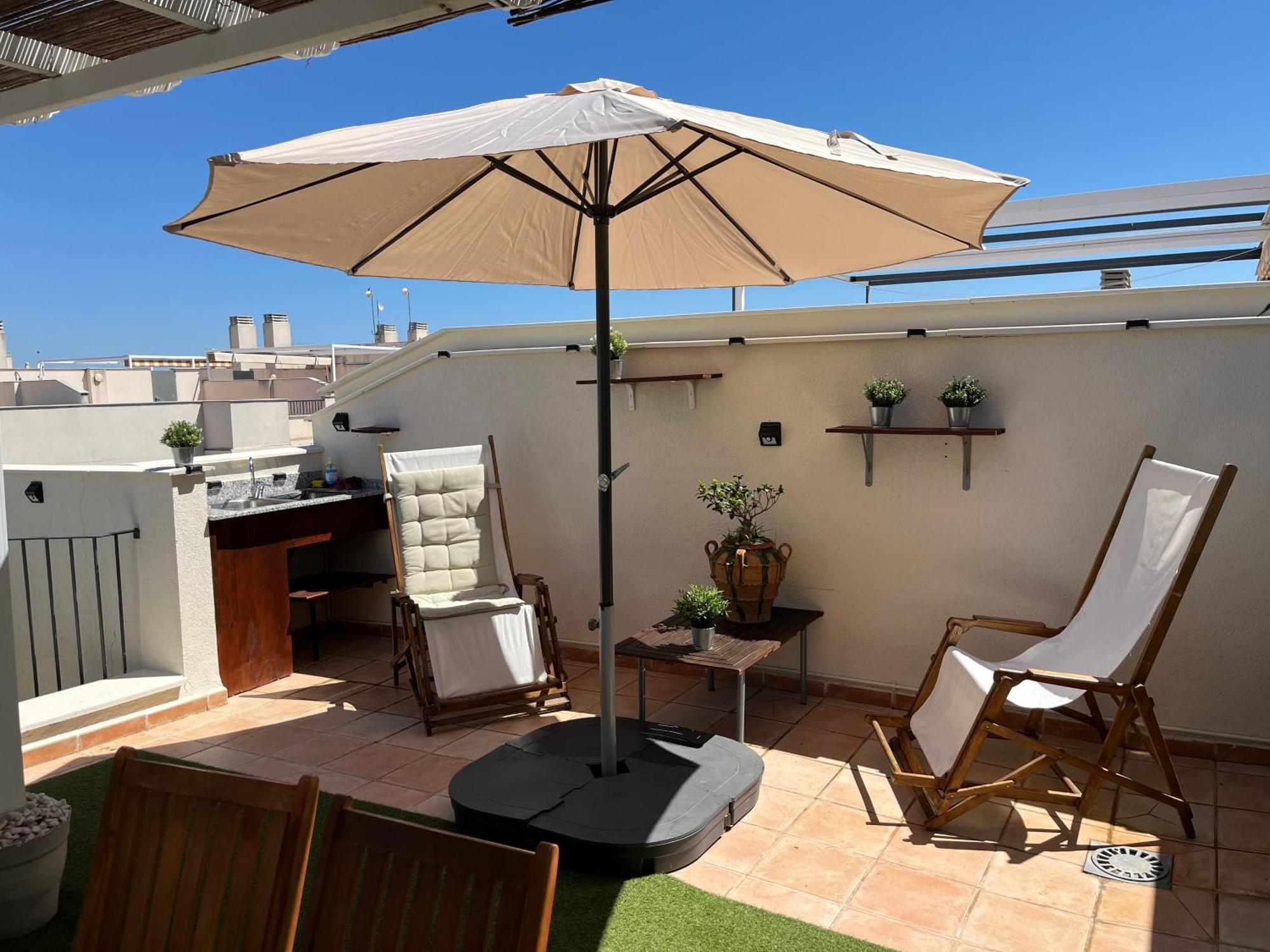 Playa Almenara Atico Duplex Vistas Al Mar Y Montana Wifi,Piscina A Apartamento Exterior foto